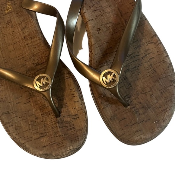 Michael Michael Kors Brown Flats Women Sz 9 PVC - Picture 5 of 5